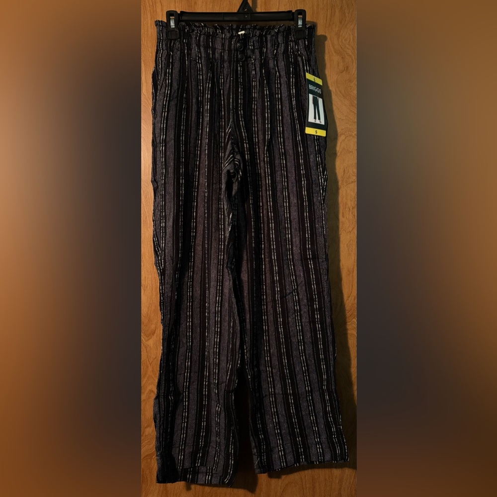 NWT Briggs Linen Blend Pants